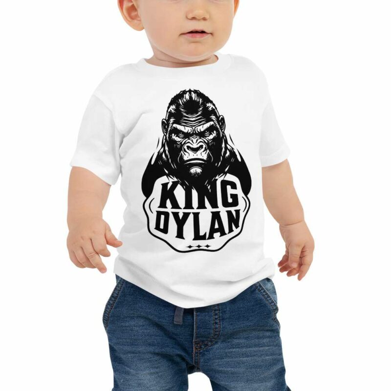 Camiseta de manga corta de punto liso para bebé
